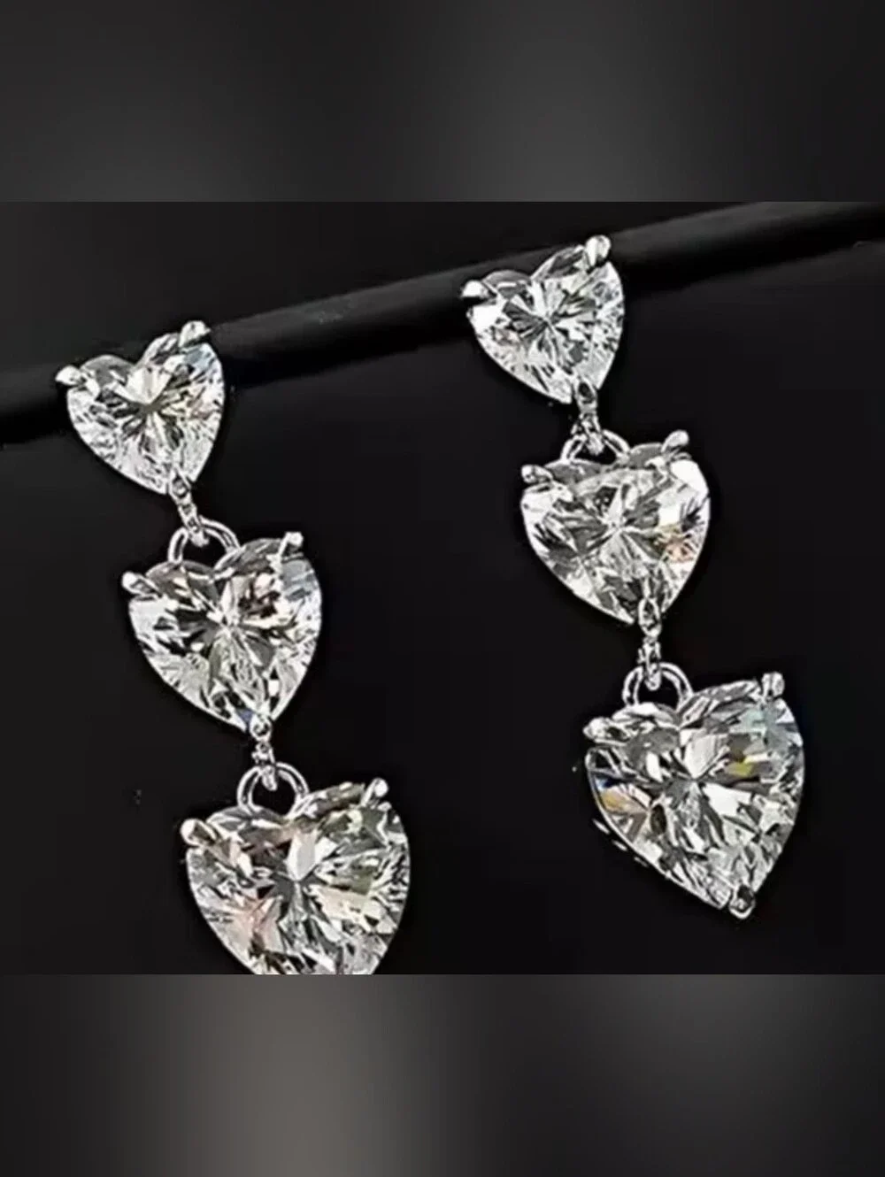 $8 Each Or Bundle 5/$20 Classic Silver Heart Drop Earrings